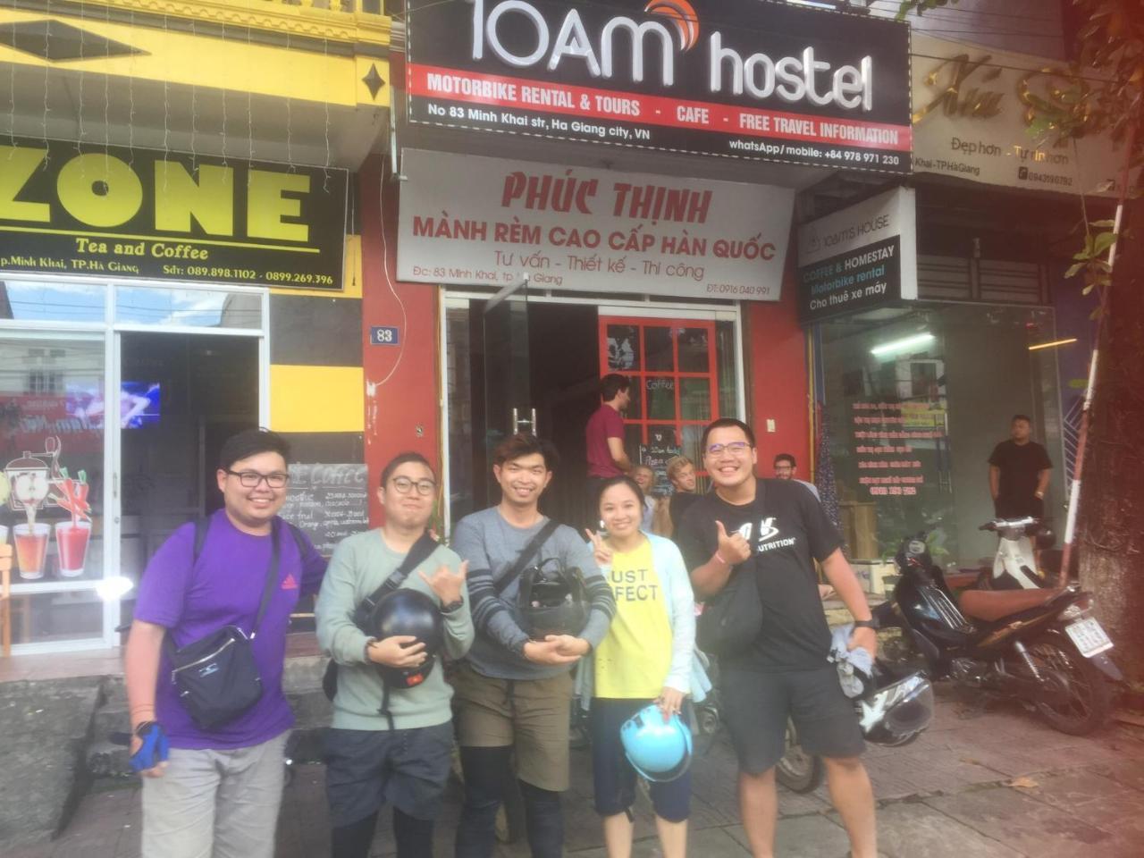 10Am Hostel Ha Giang Exteriör bild